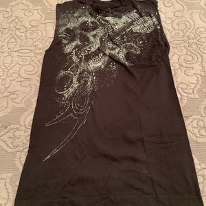 Harley Davidson skull muscle tshirt sleeveless tank